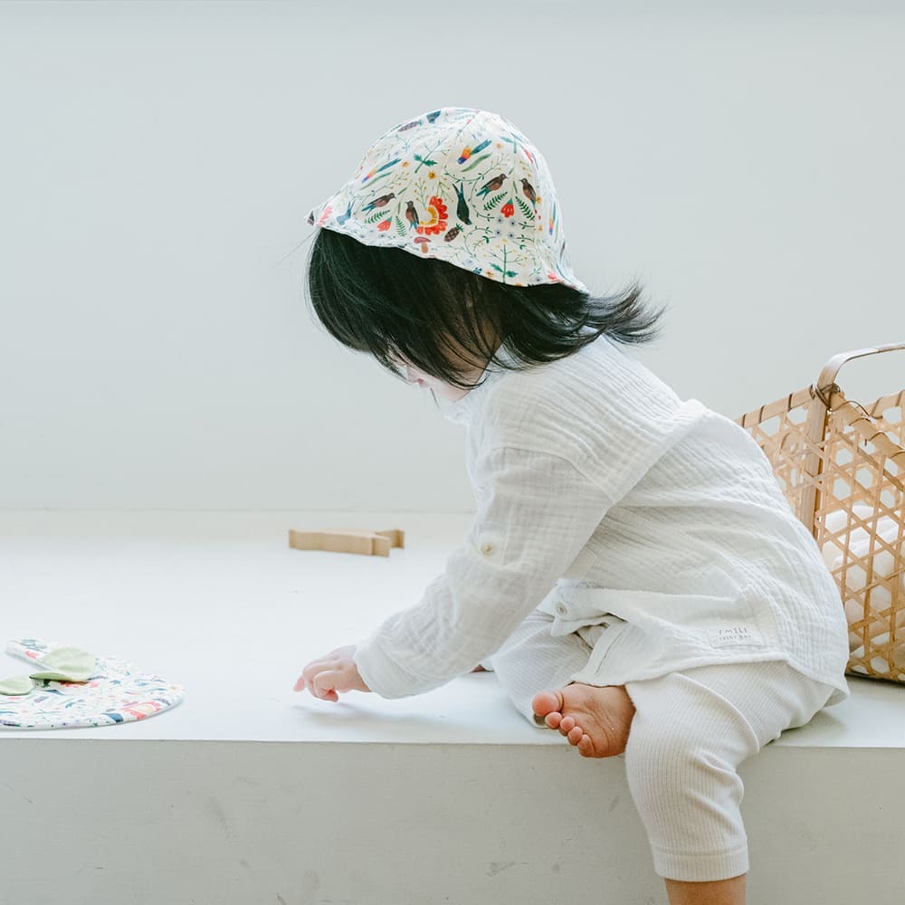 花瓣帽-幼兒/藝術家聯名/印花樂 x Soupy Tang/森林萬花筒