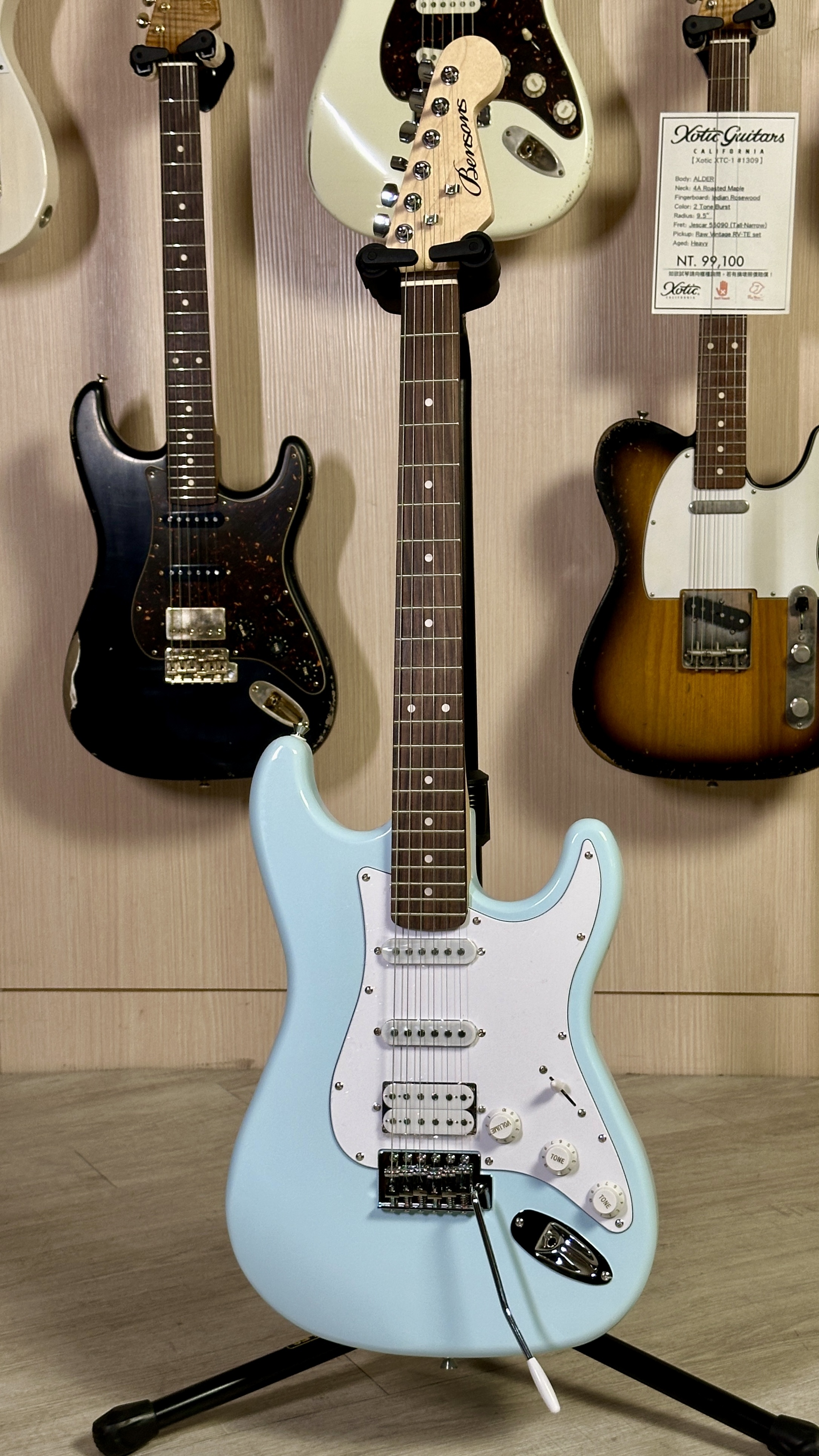 Bensons Bensons Stratocaster ST-3 入門電吉他 水藍 第 6 張圖片｜三峽吉他 / Bass