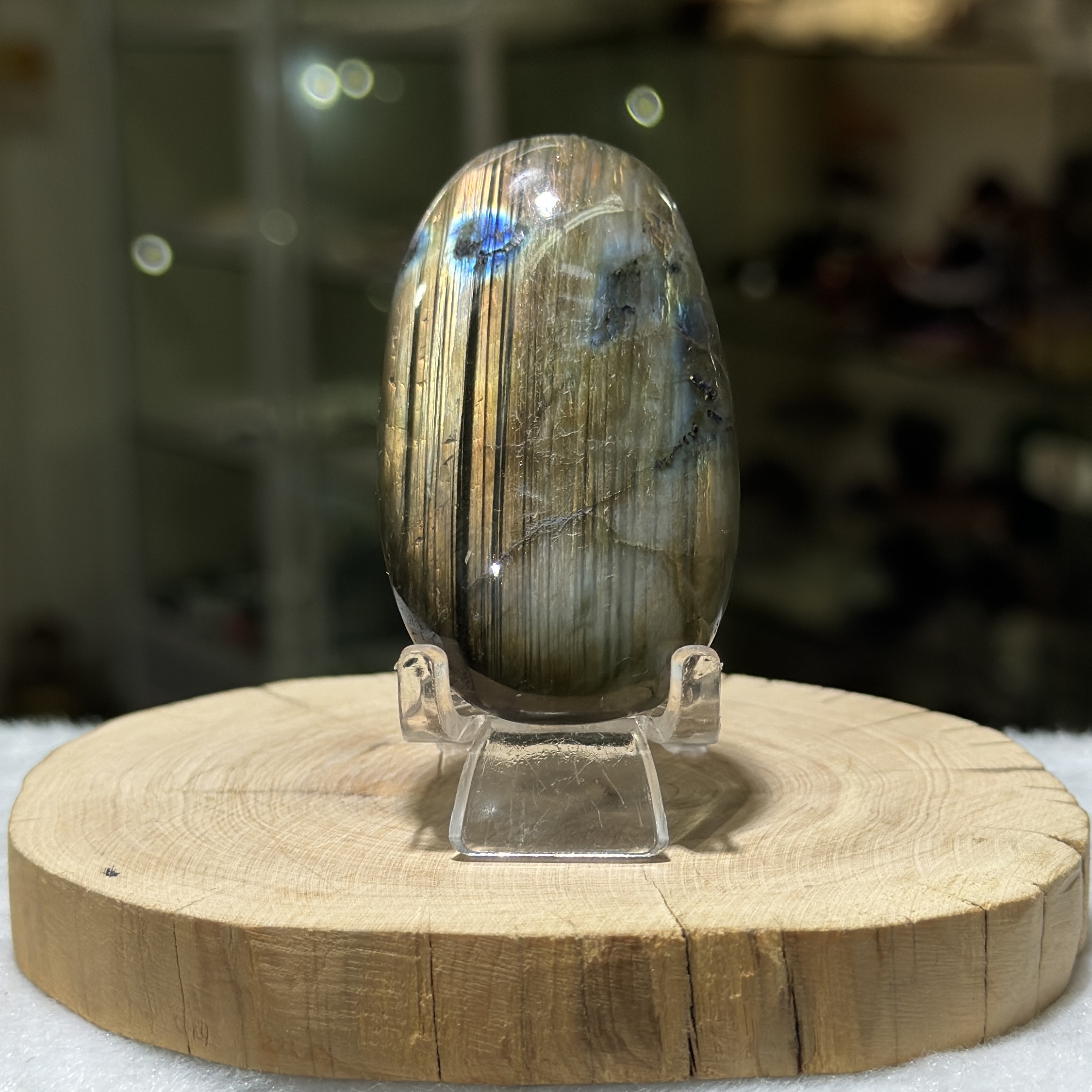 拉長石原石 (不連座) #04