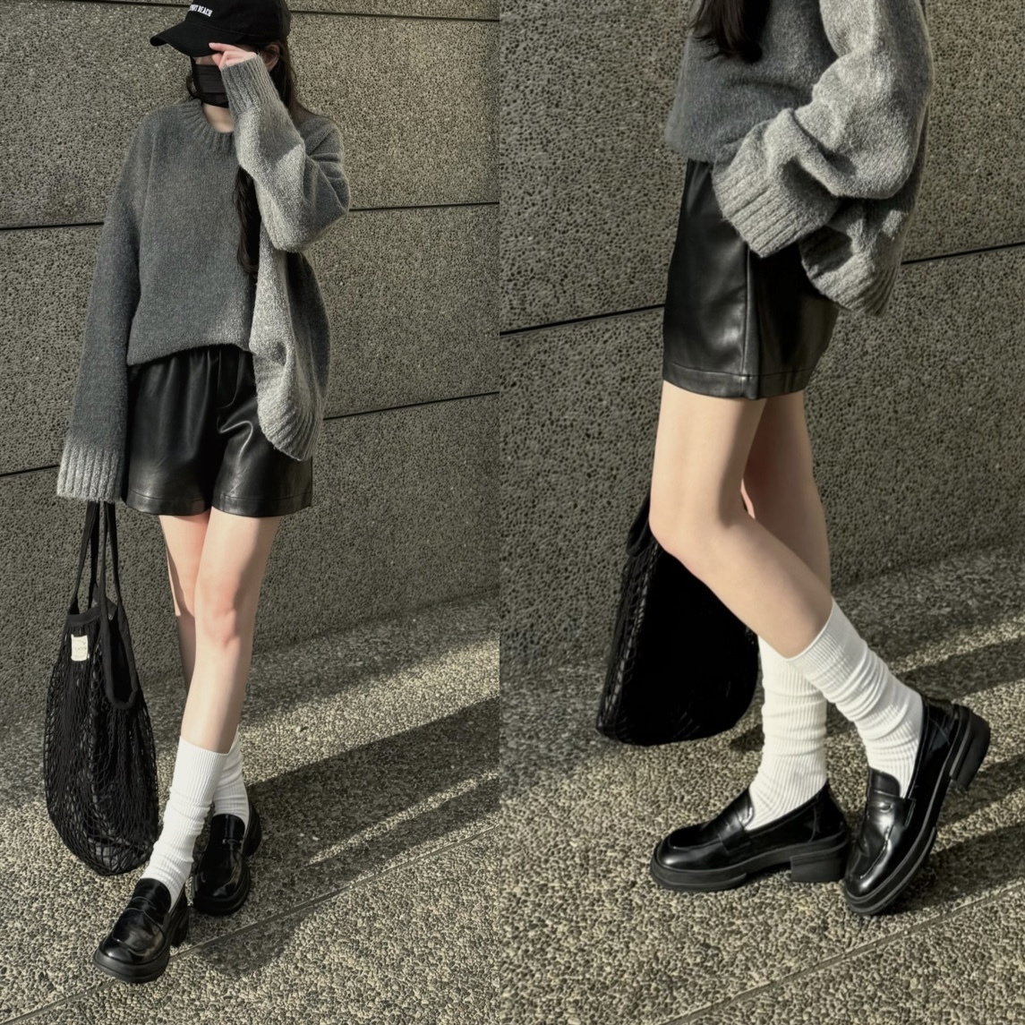 （現貨中!）亮皮質感小皮鞋（2colors）