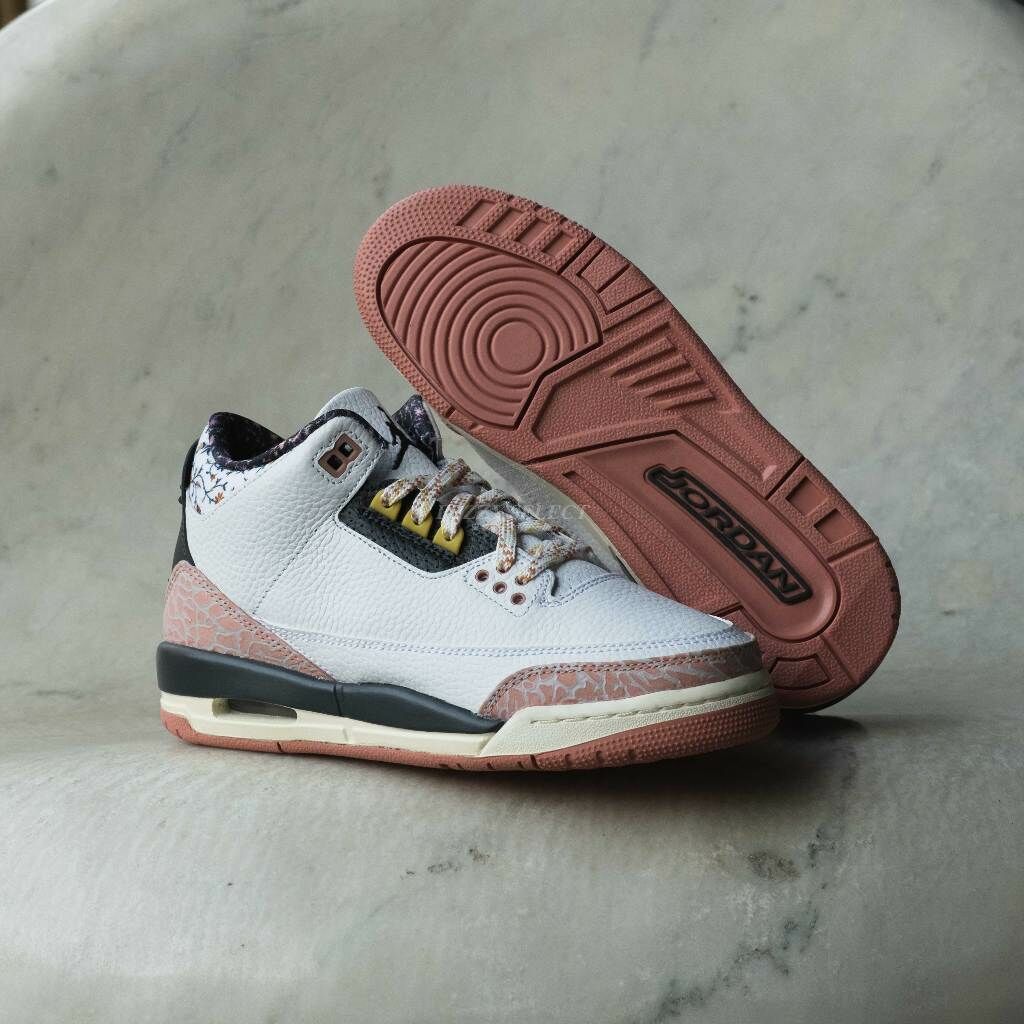【逢甲FUZZY】Air Jordan 3 GS "Vintage Floral" 白粉 441140-100