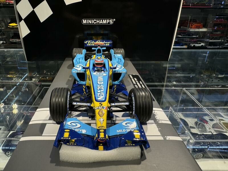 RENAULT F1 TEAM R25 GP 2005 F. ALONSO MINICHAMPS 1:43 de reference