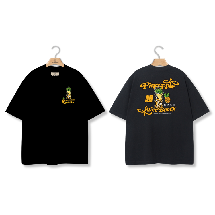 ANYBEARS® 超派熊 Pineapple Juice BEAR 短Tee