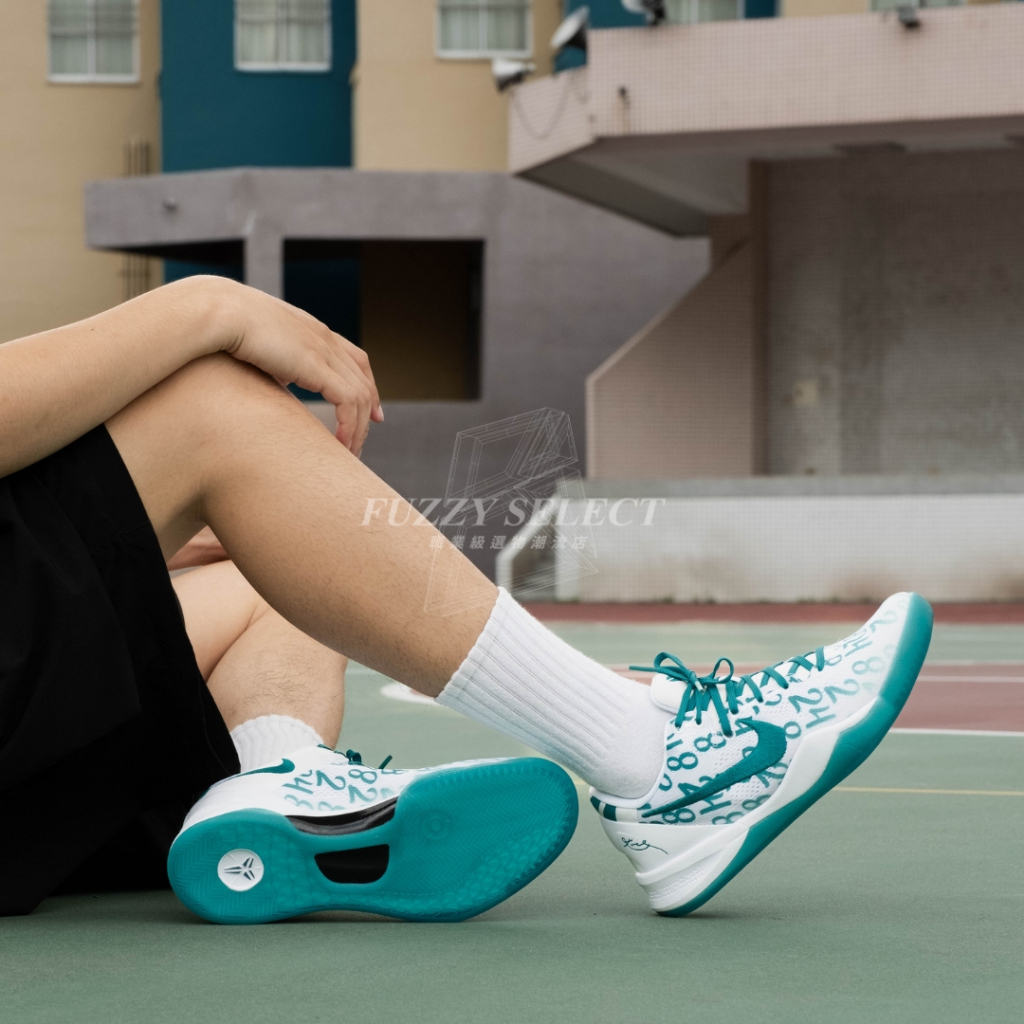 【逢甲FUZZY】Kobe 8 Protro Radiant 白綠 FQ3549-101