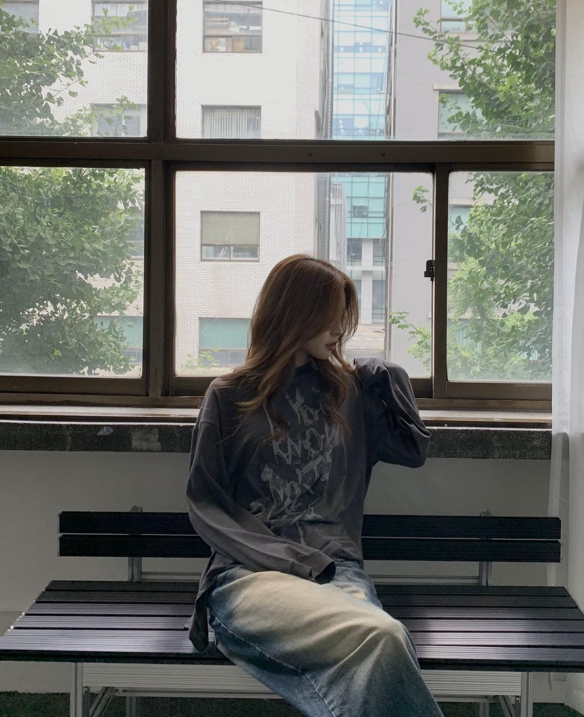 KR KIND WORDS OVERSIZED LONG SLEEVE TSHIRT (3 COLORS)