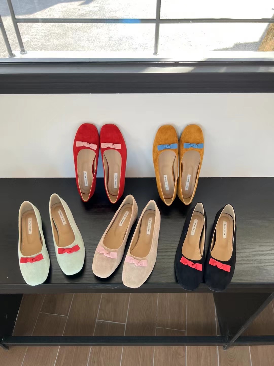 (紅37)法式氣質蝴蝶結單鞋