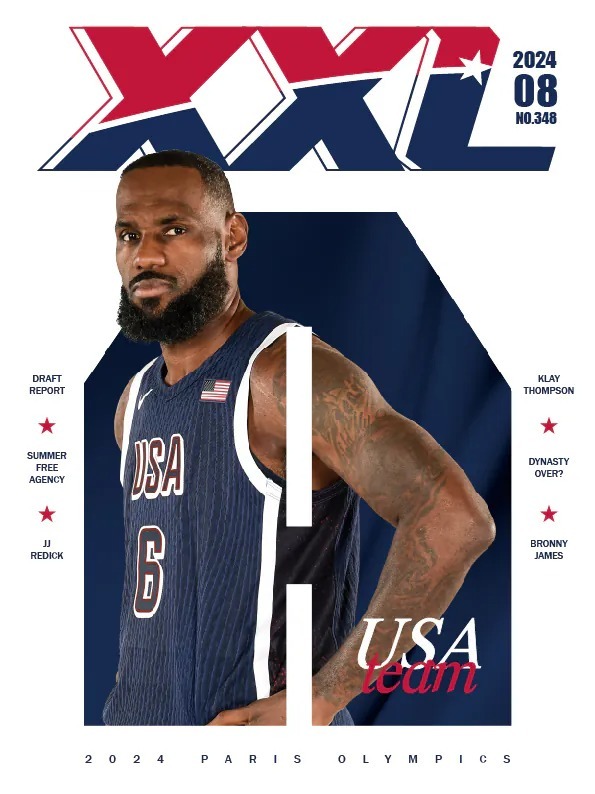 NBA雜誌 2024 Paris Olympics 奧運主題特刊 XXL 348期 全新