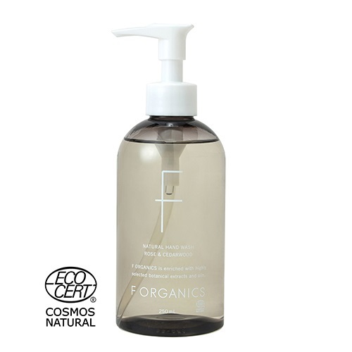 F ORGANICS Natural Hand Wash N Rose & Cedarwood 天然保濕洗手液 N 玫瑰&雪松 250ml