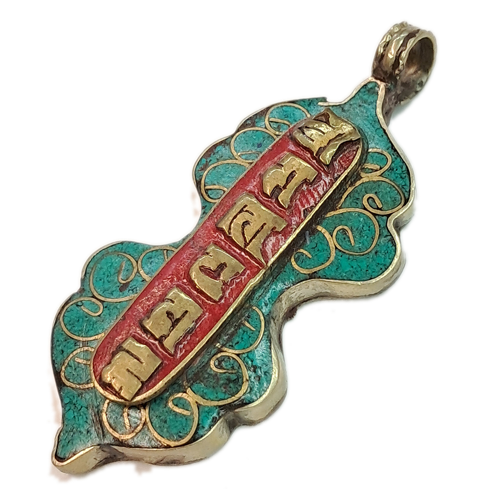 六字咒金剛杵藏式寶石墜飾【十方】142152