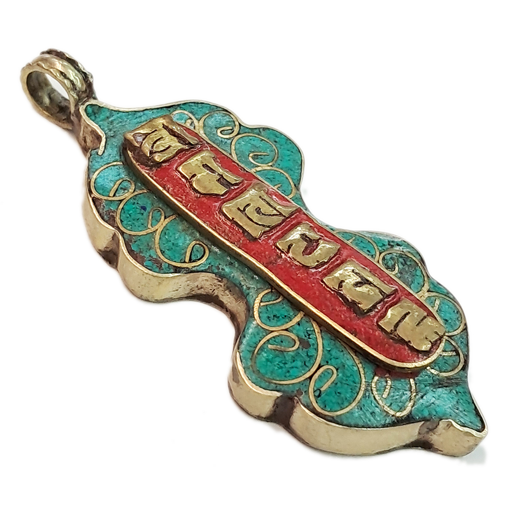 六字咒金剛杵藏式寶石墜飾【十方】142152