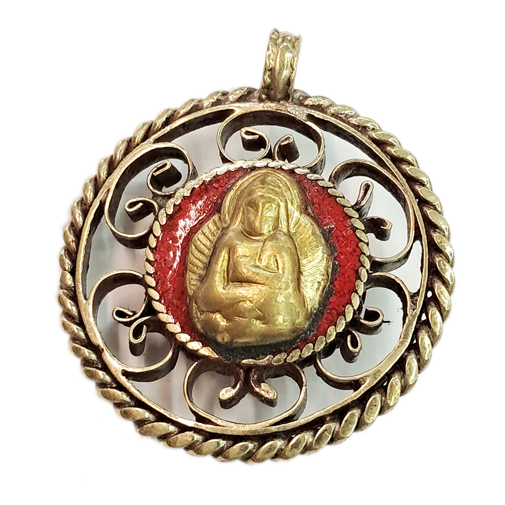 佛藏式寶石項鍊3.5公分【十方】142157