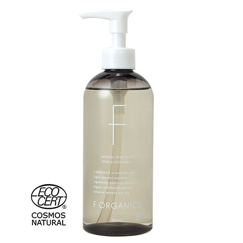 F ORGANICS Natural Body Wash N Rose & Cedarwood 天然沐浴露 N 玫瑰&雪松 300ml