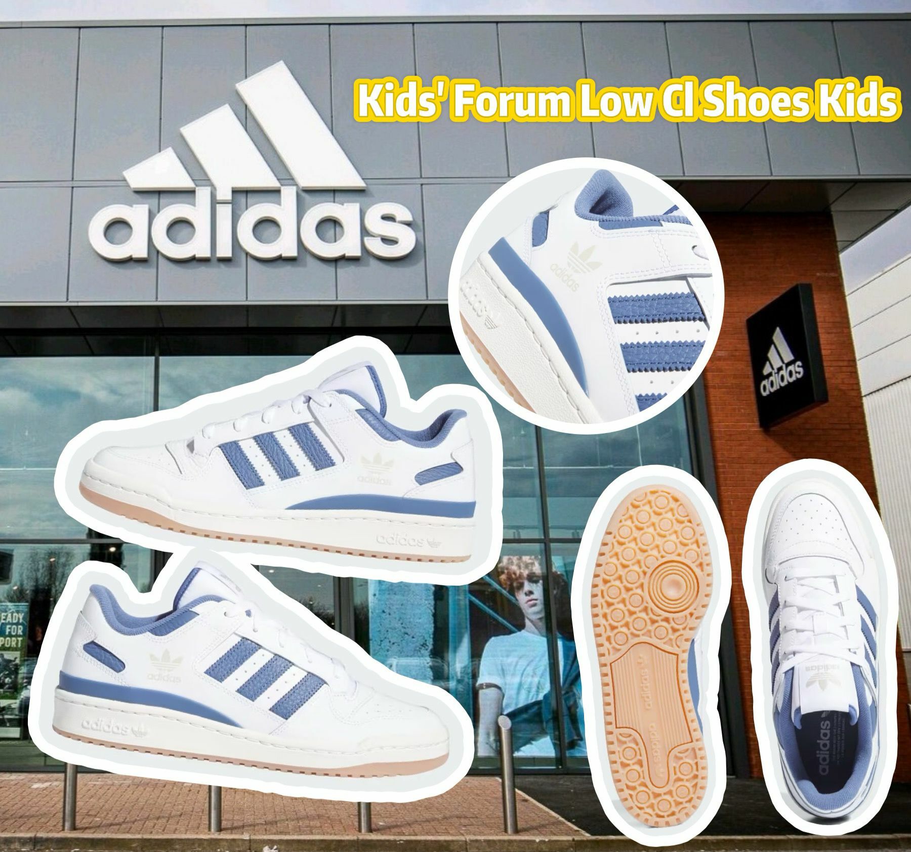 【預購】Adidas Forum Low Cl F081301 中童鞋
