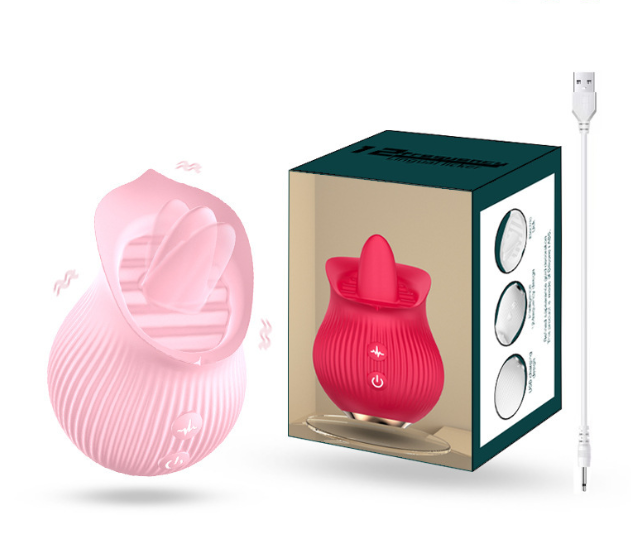 PureJoy 玫瑰花舌舔震動器