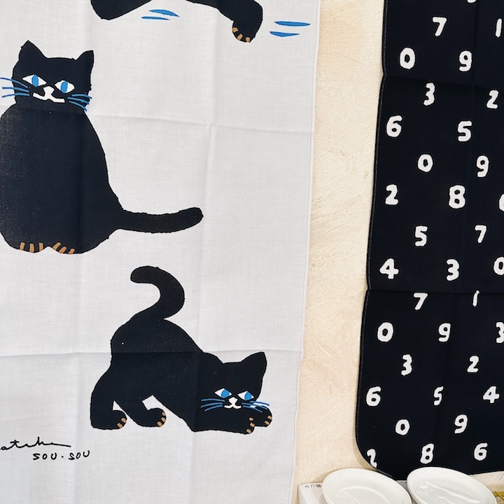 SOUSOU x 伊勢木綿 茶巾｜日本京都