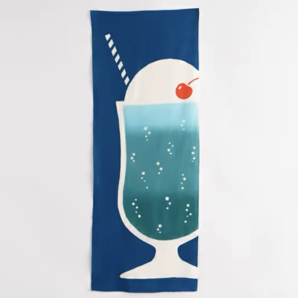 冰淇淋蘇打 注染 茶巾｜日本KAMAWANU