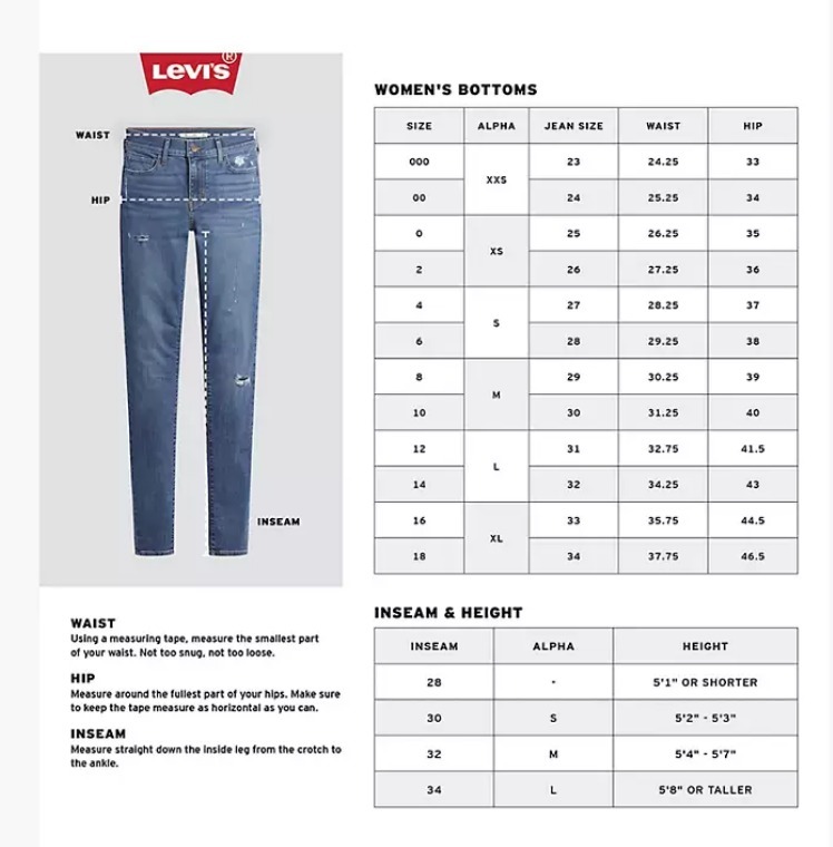 【預購】LEVIS 724 HIGH RISE F081309 女裝牛仔長褲
