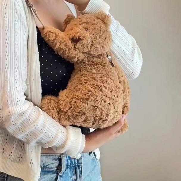 jellycat巴塞隆納熊肩包🐻