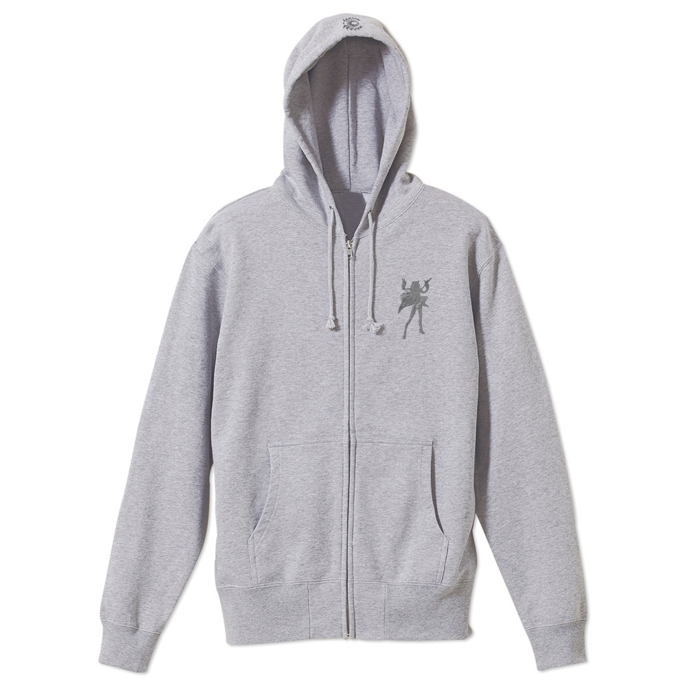 Cospa 0819 セイバー/沖田総司シルエット 刺繍ジップパーカー [Fate/Grand Order]