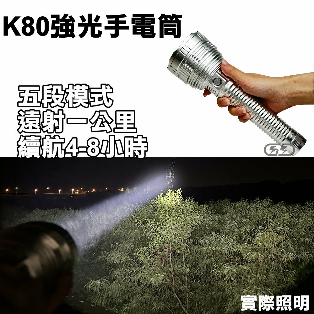 K80 強光LED手電筒 晶典光電