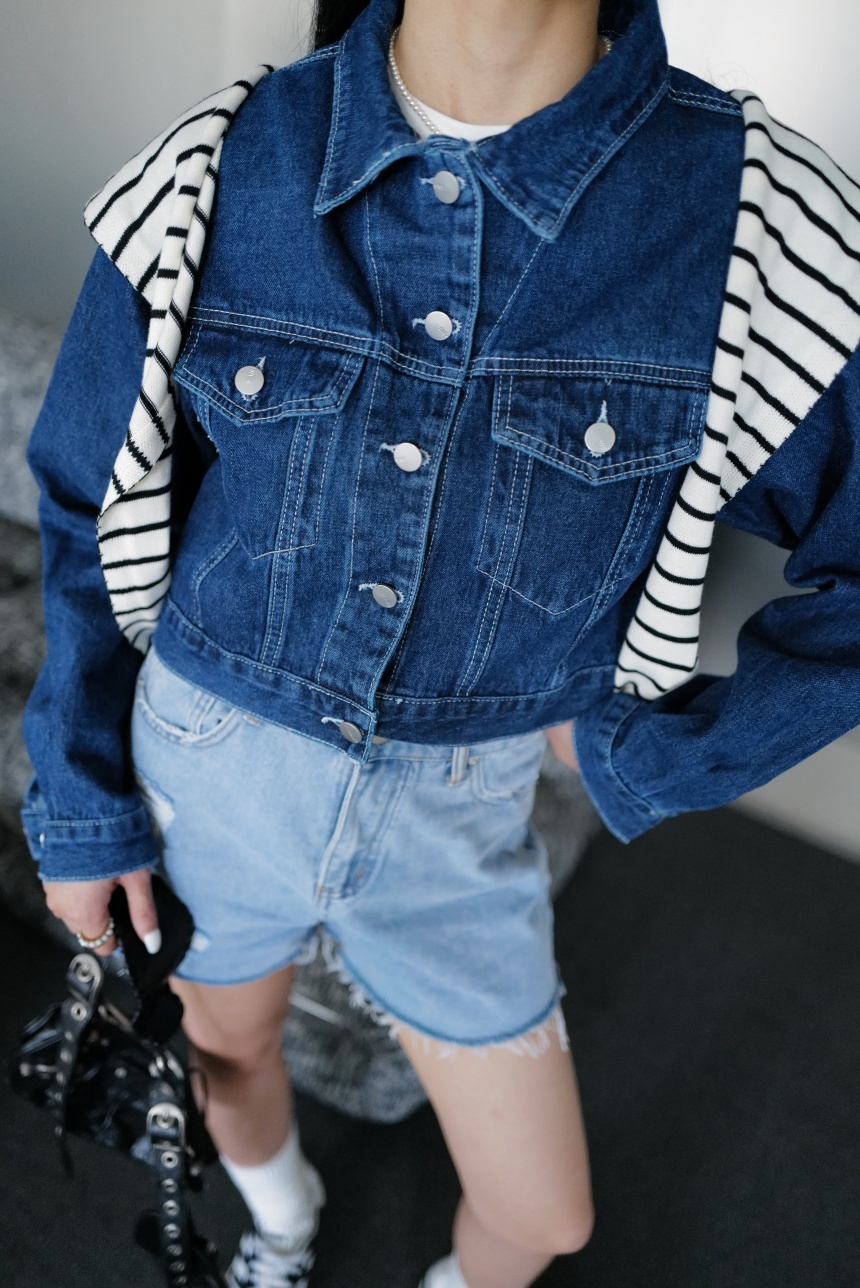 短版牛仔外套*4色