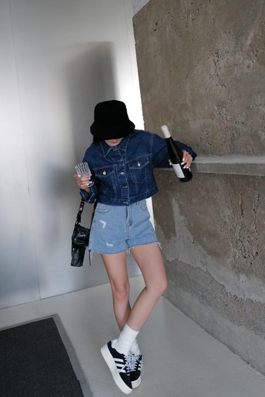 短版牛仔外套*4色