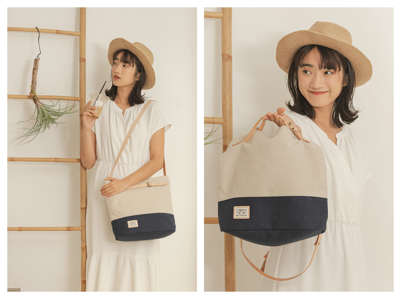 NETTA新品亞麻托特包