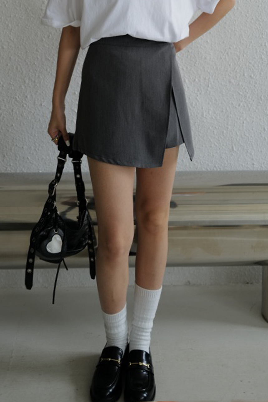 西裝開衩褲裙*2色