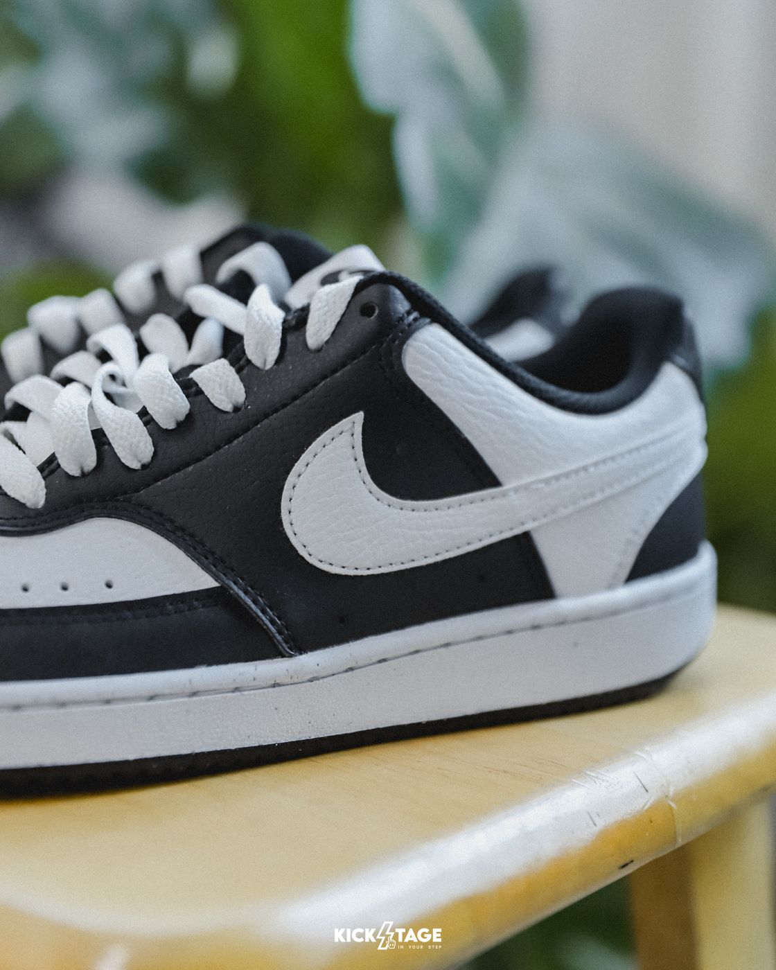 女鞋 NIKE W COURT VISION LO NN 熊貓 復古 皮革 環保材質 休閒鞋【DH3158-003】