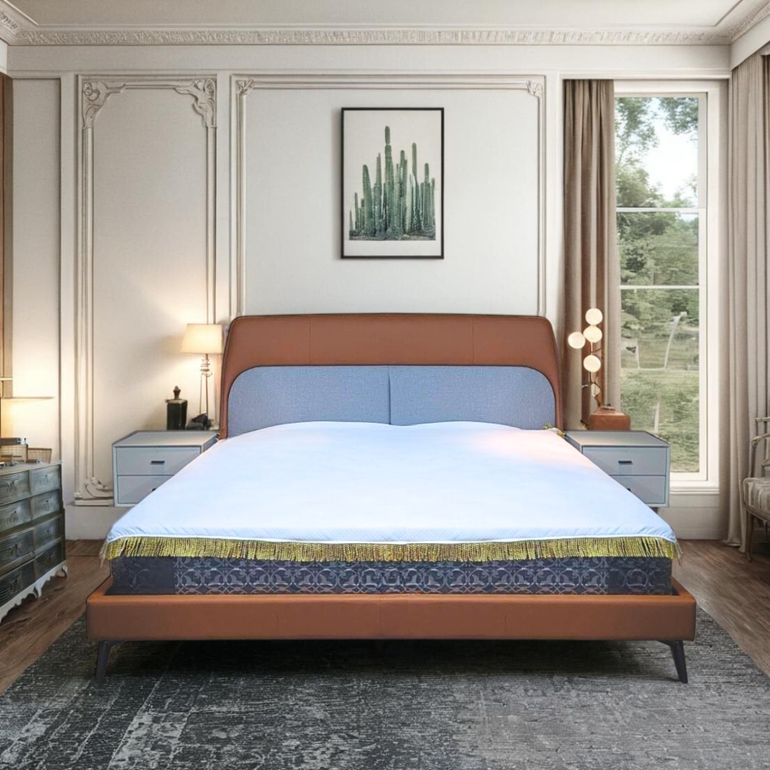 君特 | 大氣軟包 | 6尺皮質床檯組