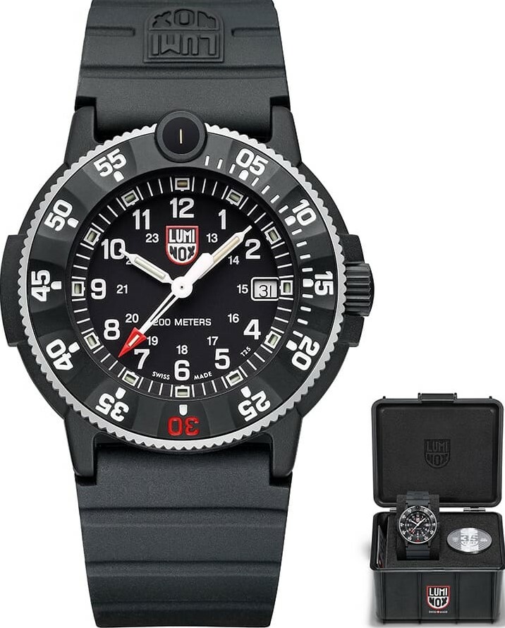 萬年鐘錶 - LUMINOX 雷明時  Navy SEAL Original Heritage 3001海豹部隊35週年紀念男錶 XS.3001.H  錶徑43MM