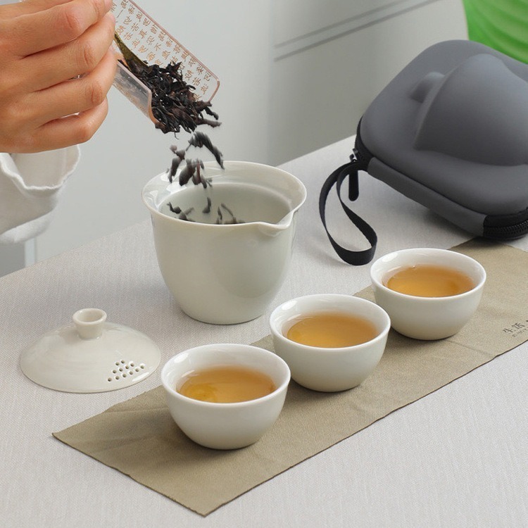 草木灰釉茶具組