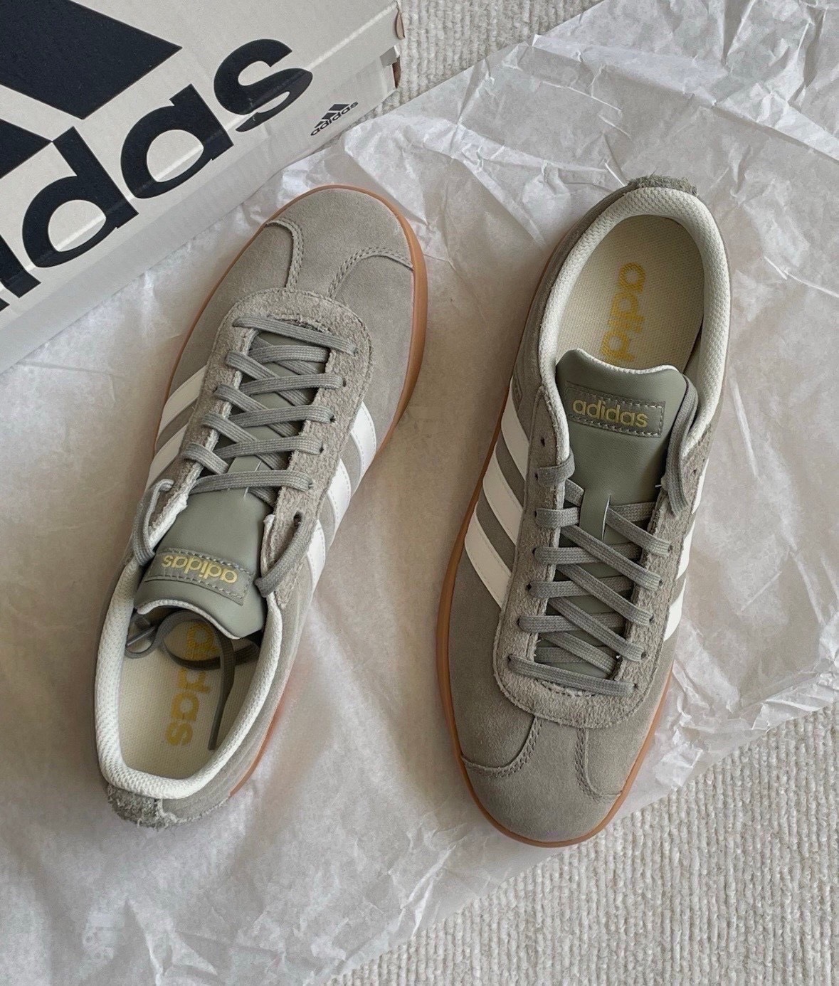 "代購" Adidas Neo VL Court 水泥灰  復古灰褐麂皮 JH5078