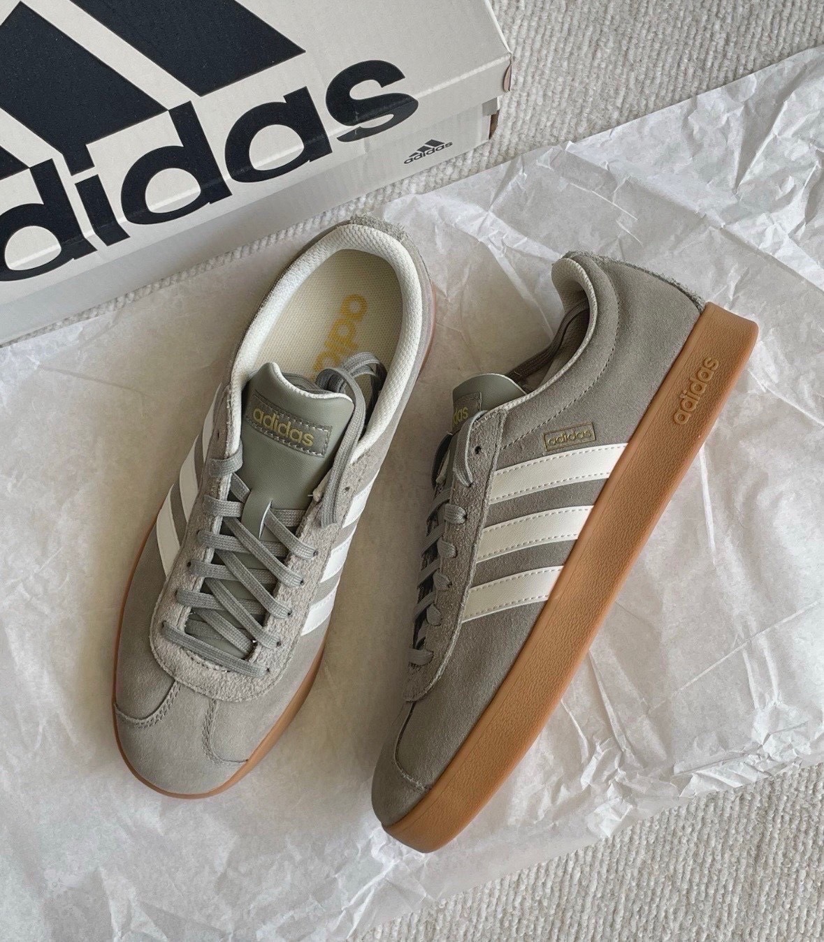 "代購" Adidas Neo VL Court 水泥灰  復古灰褐麂皮 JH5078