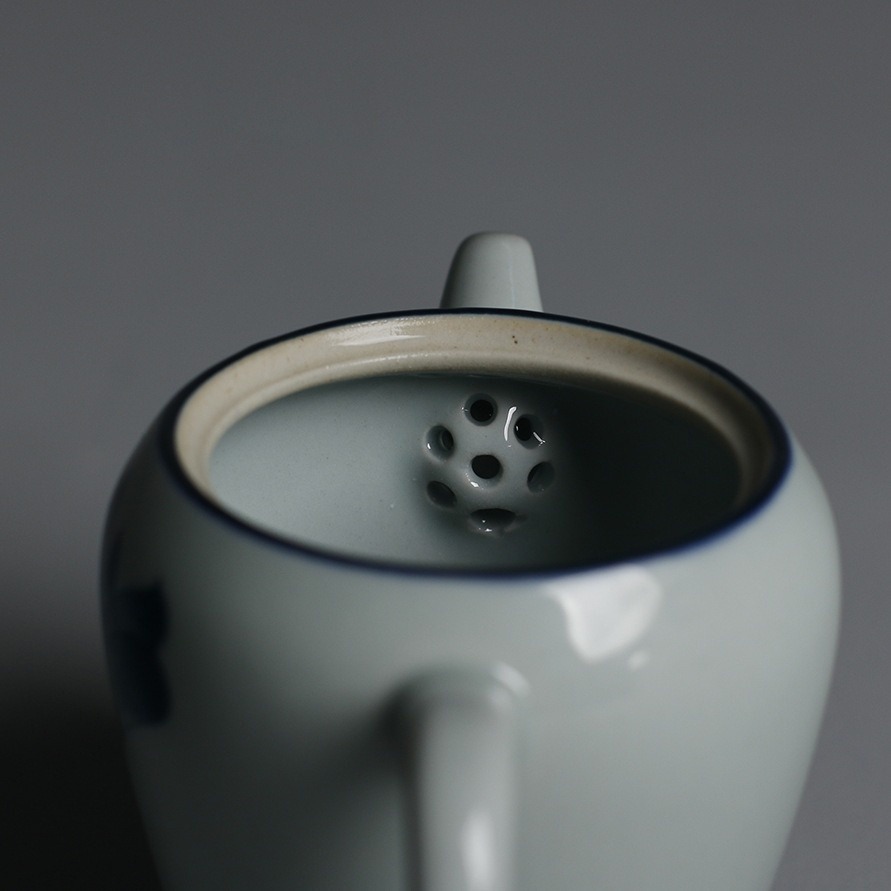 復古手繪青花茶具組