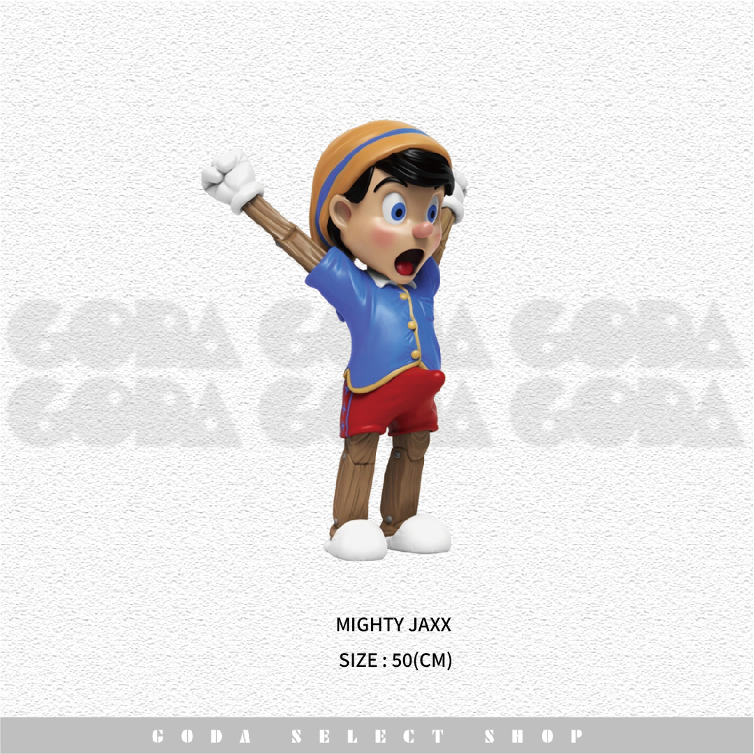 Mighty Jaxx A Wood Awakeing By Juce Gace 小木偶 原色 巨大版 50cm #GT