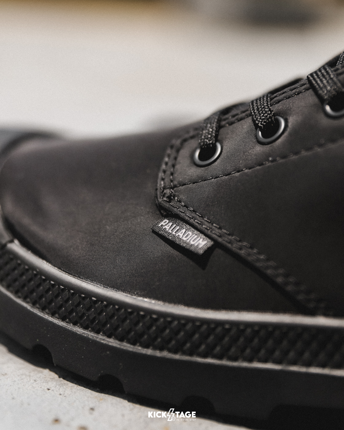 PALLADIUM PAMPA OXPUDDLE LT+WP 全黑防水輕量低筒防水靴休閒鞋【7611