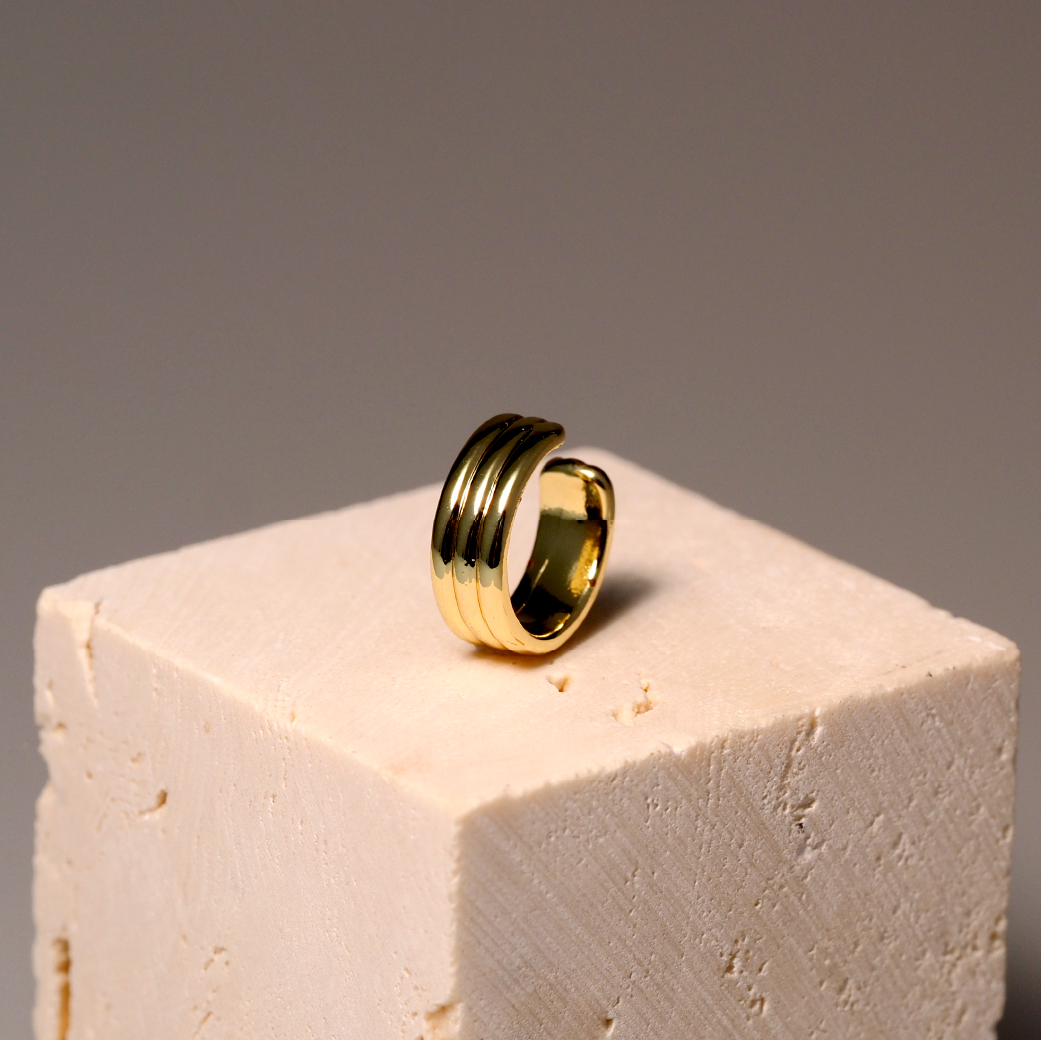 【AOI】我有三次機會喔-免耳洞耳骨夾-金/銀