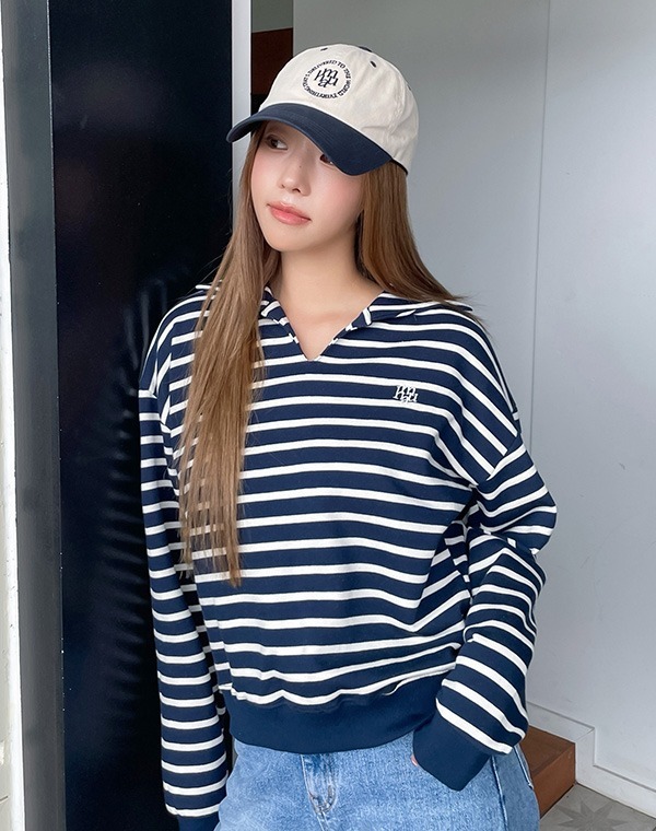 預訂｜MUAHMUAH LOGO STRIPE COLLAR MTM (2 COLOR)