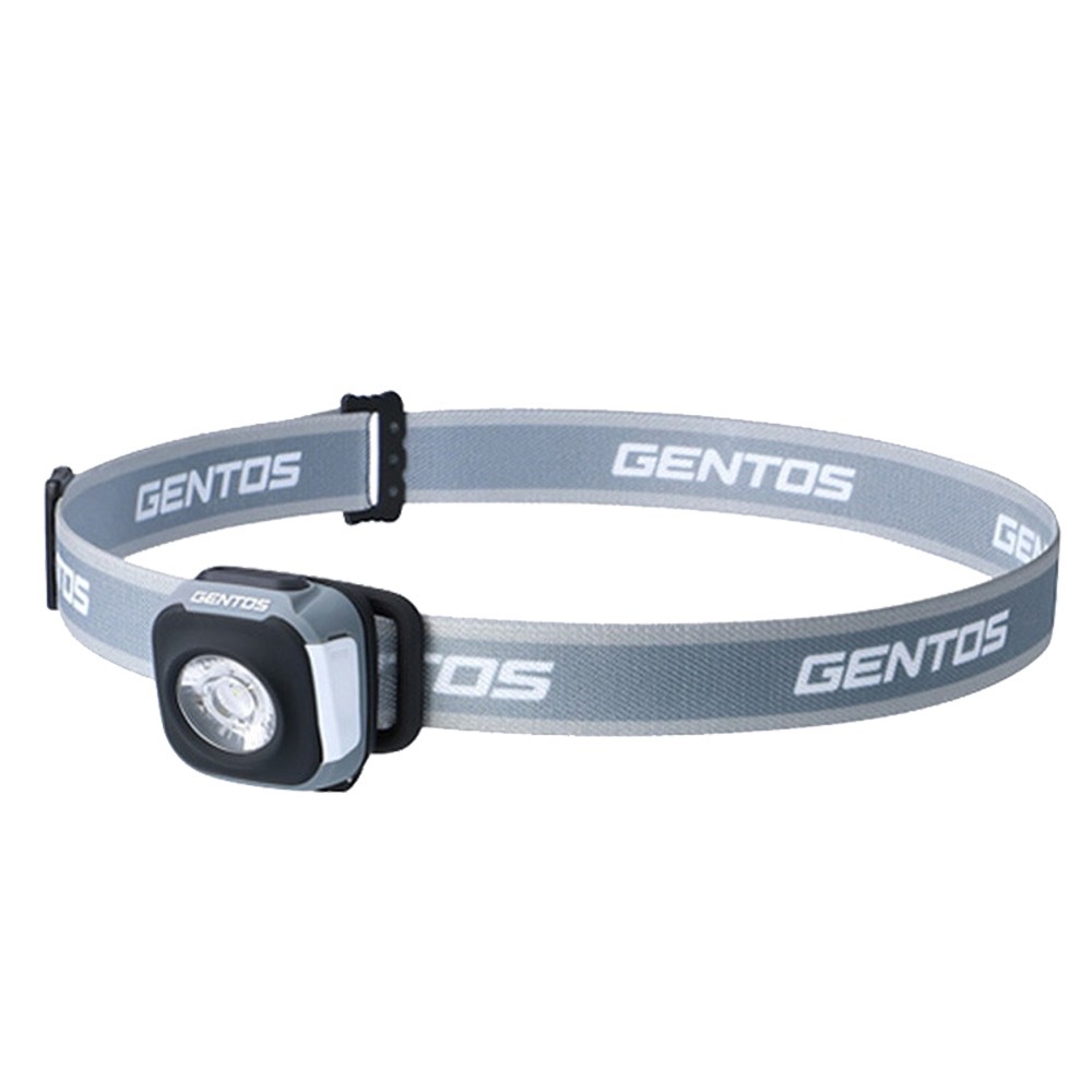 GENTOS 四季配色輕便型頭燈 冬 灰色-USB充電 360流明 IPX4 CP-360RWG