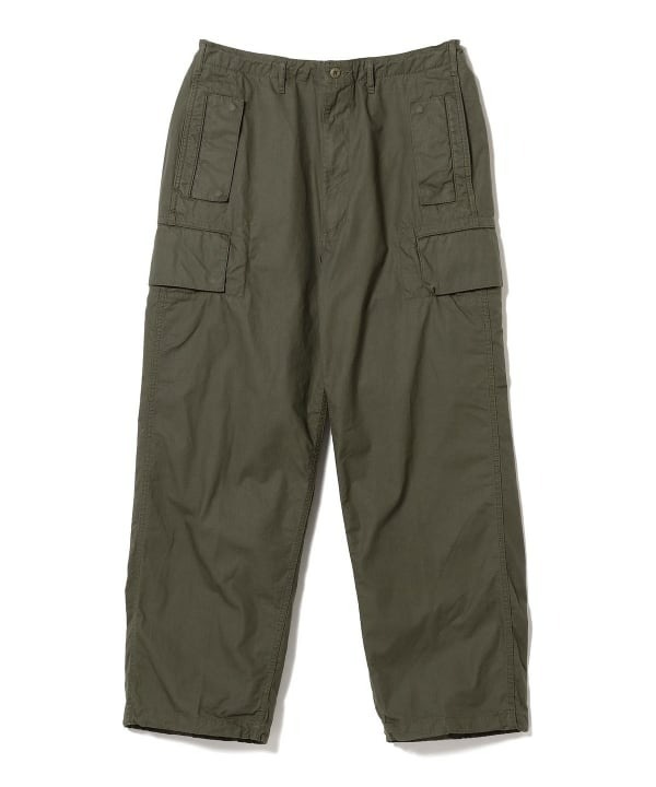 預購┃日本製 BEAMS JAPAN 組紐 紅繩 寬鬆 直筒 口袋 工裝 長褲