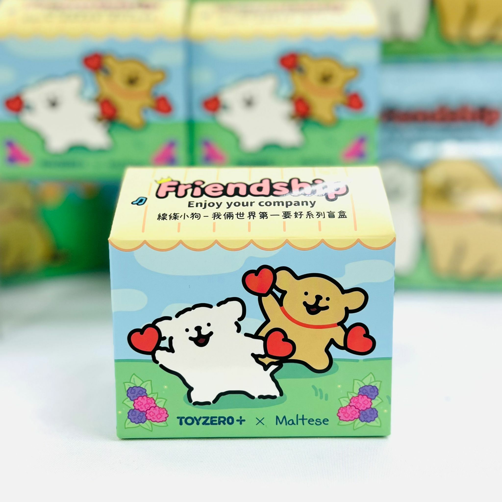 Toyzero+ X Maltese - Friendship Enjoy your company (線條小狗)