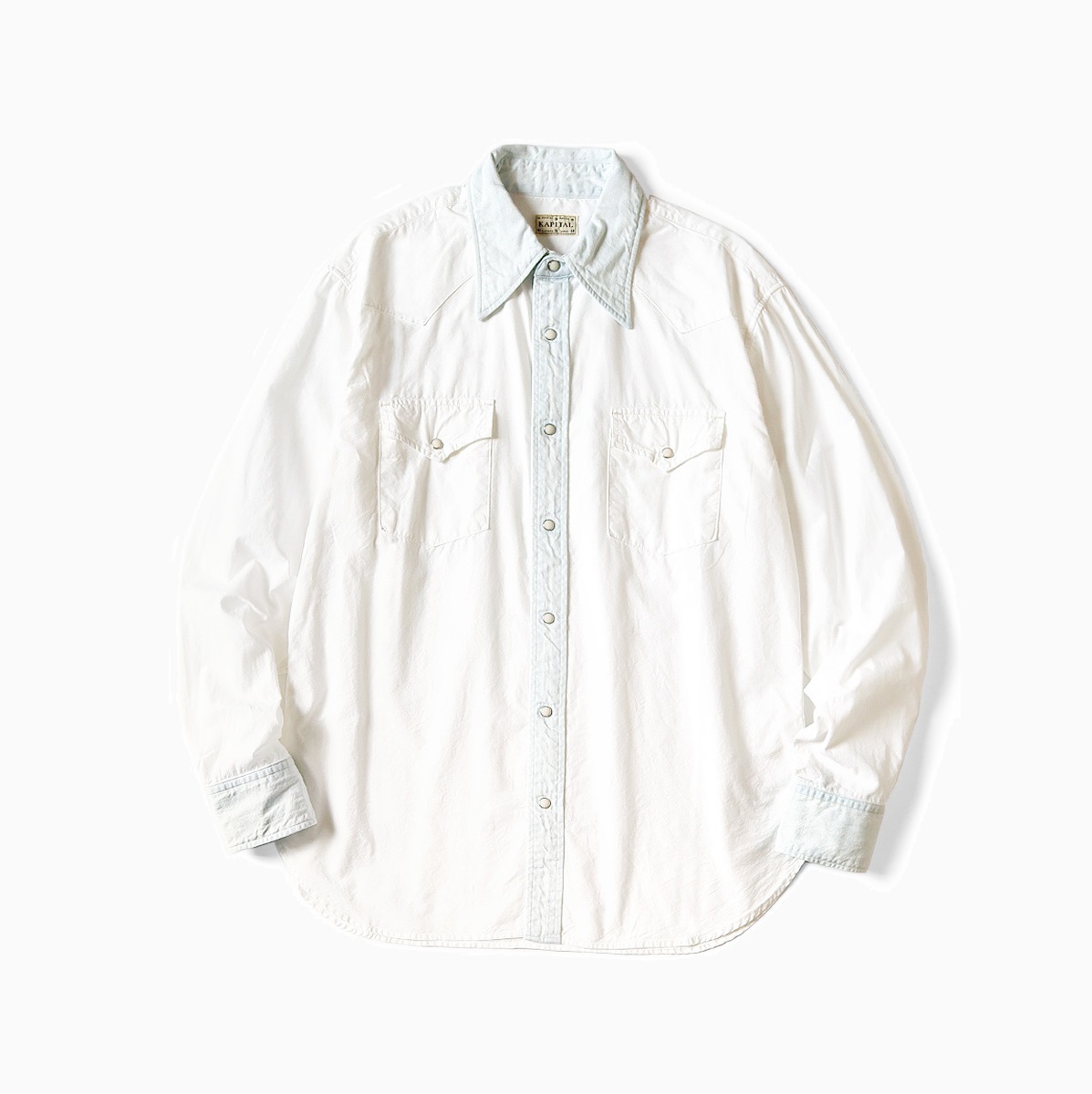 KAPITAL 2024 OX x DENIM HUSKY WESTERN SHIRT L/S - PRE ORDER ITEM (預訂中)