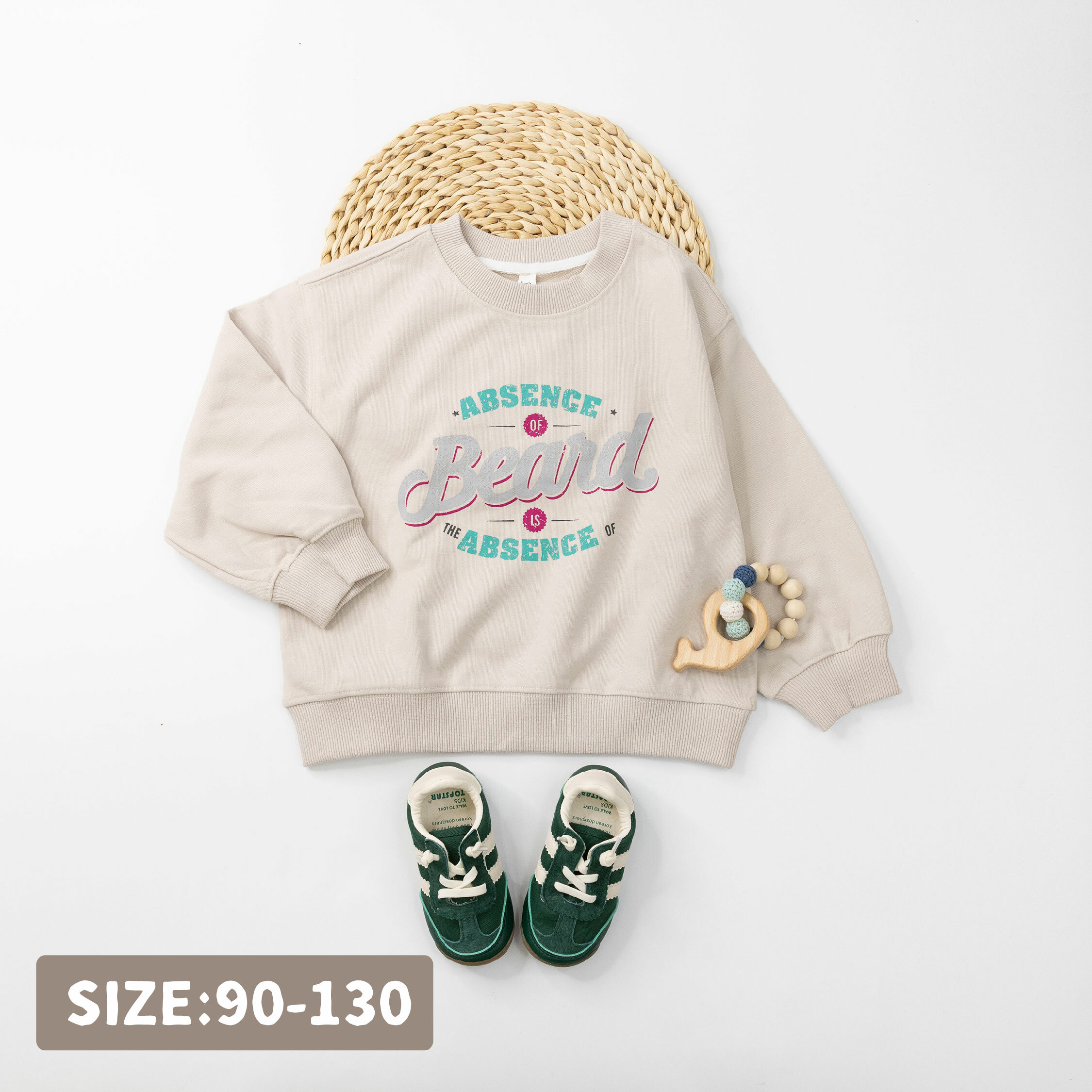 【H35175】美式街頭斑駁字母上衣