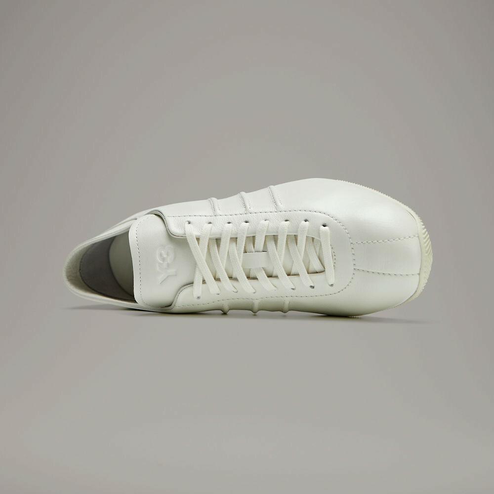 【 Y-3 JAPAN 頂級鞋款 - 皮革 米白】