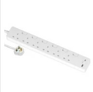 Schneider 施耐德 AvatarOn Extend 13A 6位拖板連 30W PD3.0 Type A+C 充電插頭 (3m) TSH36ACUSB_3_WE