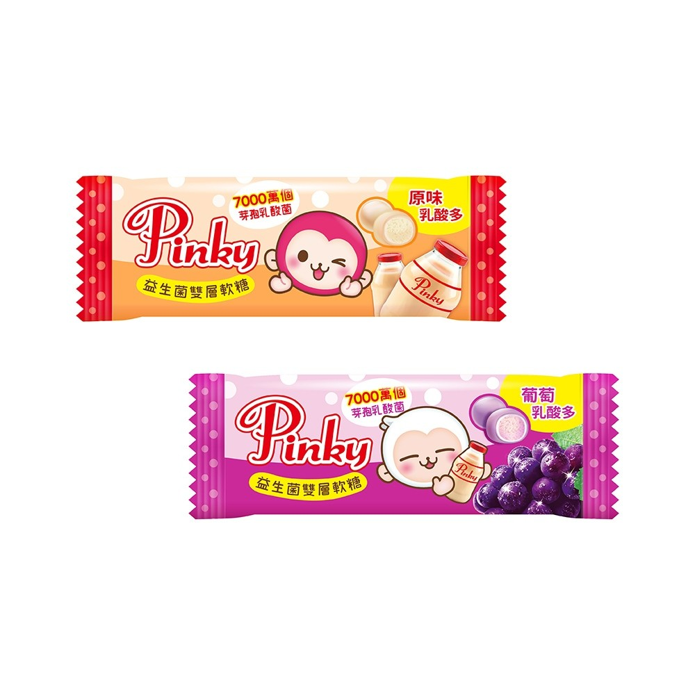 【PINKY】益生菌雙層軟糖-葡萄 (盒裝12入)