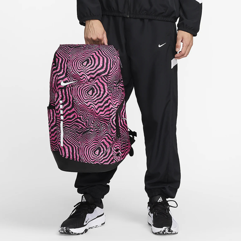 NIKE HOOPS ELITE CO 黑粉 斑馬紋 氣墊背帶 大容量 後背包 雙肩背包 32L HF6798-010