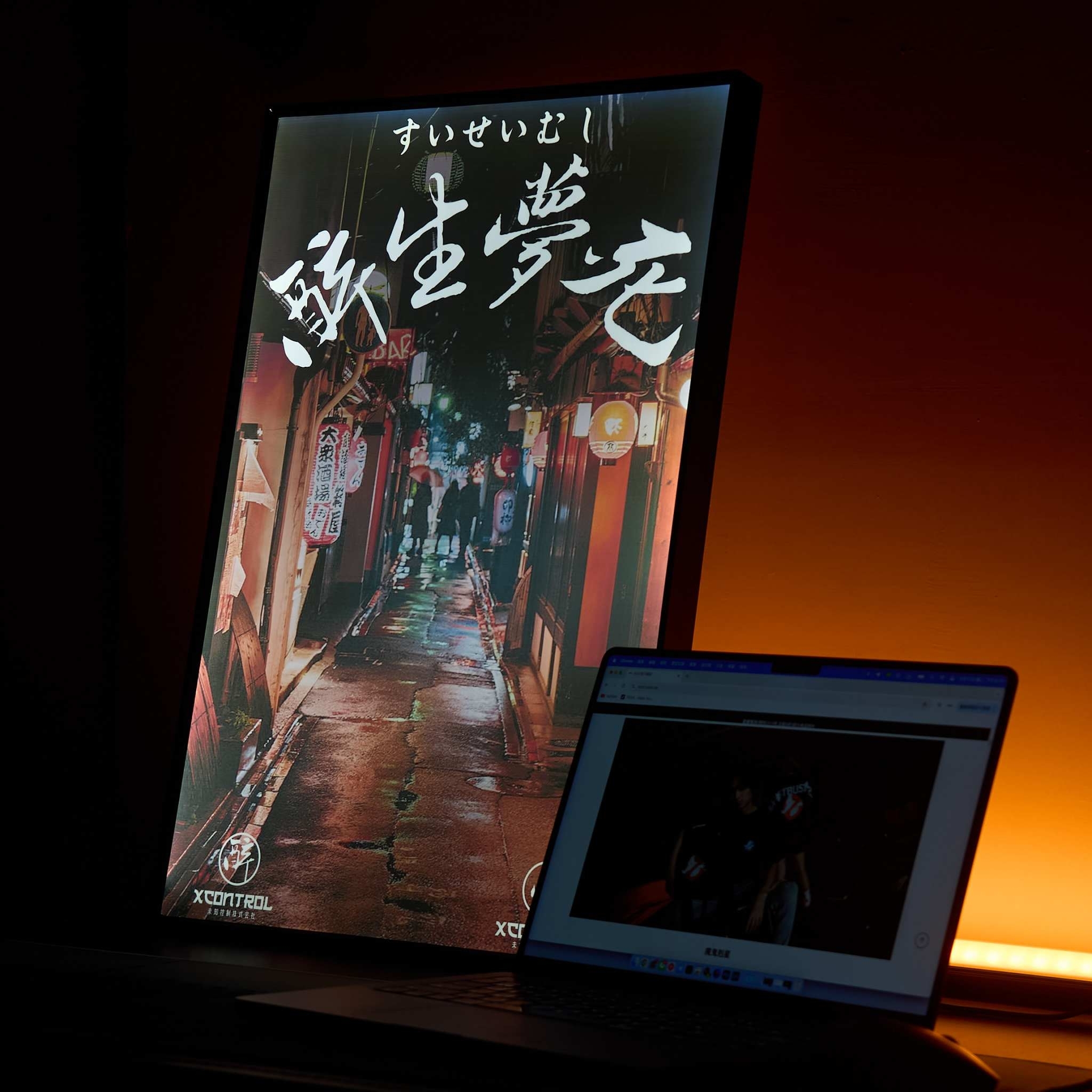 XCTRL 醉生夢死發光掛畫