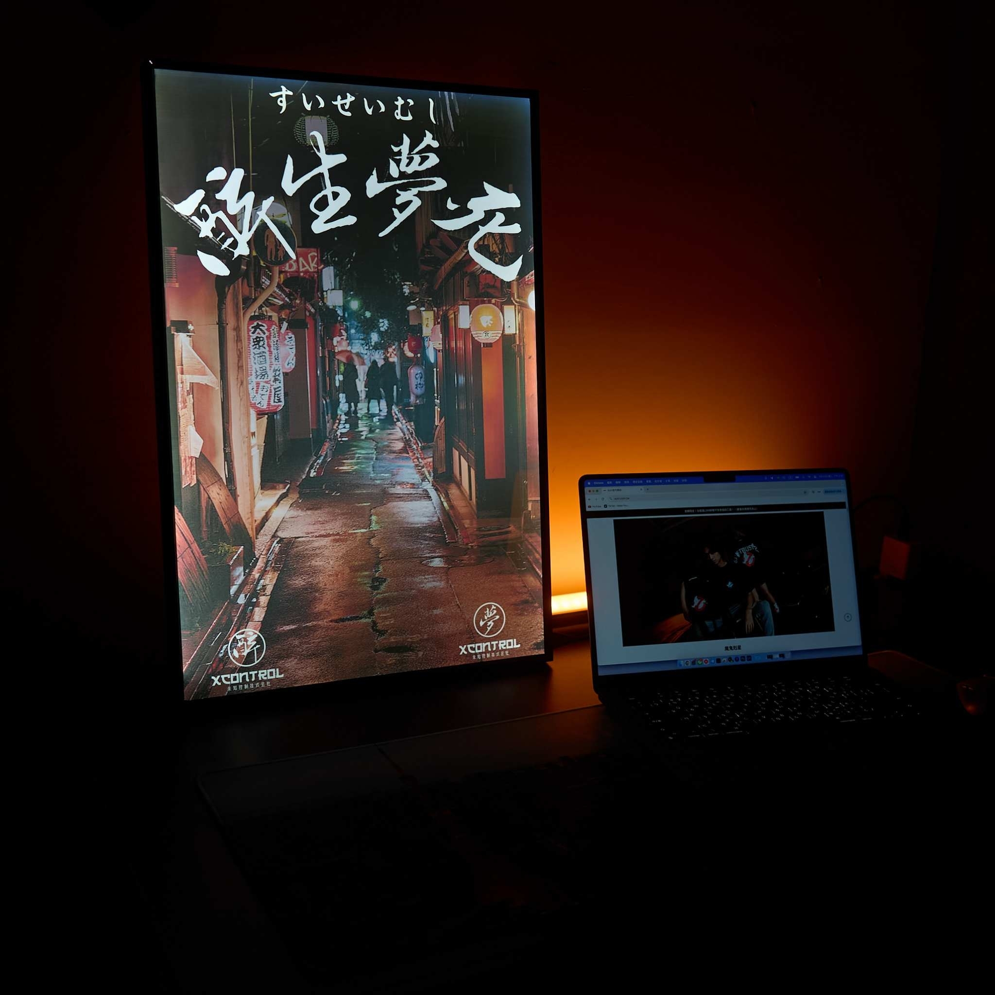 XCTRL 醉生夢死發光掛畫